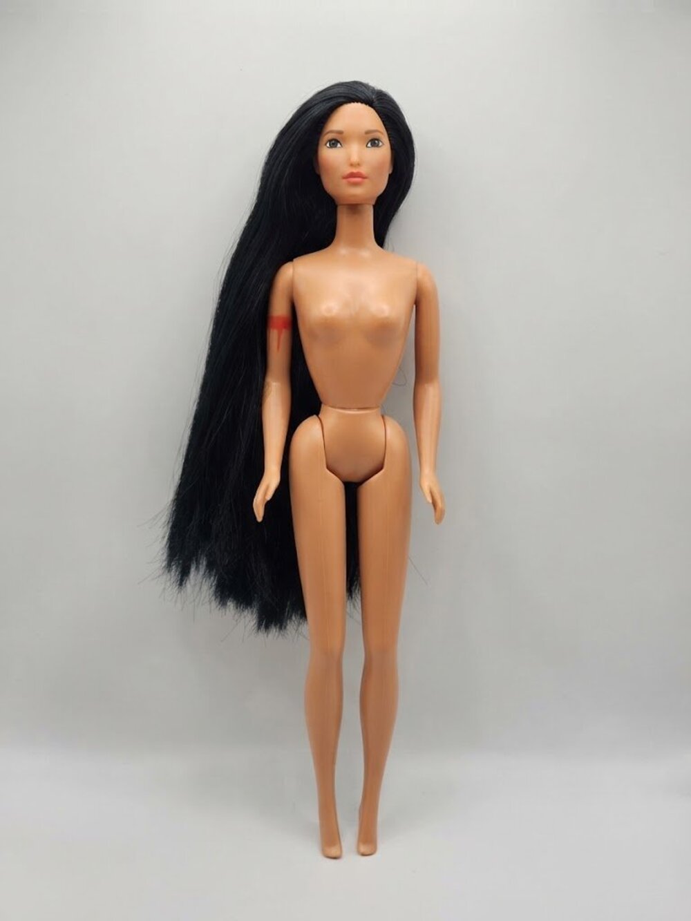 Vintage 1995 Mattel Disney Pocahontas Barbie Fashion Doll 11.5" Naked Loose Body